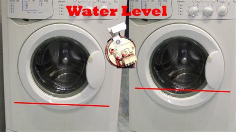 indesit washing machine water level